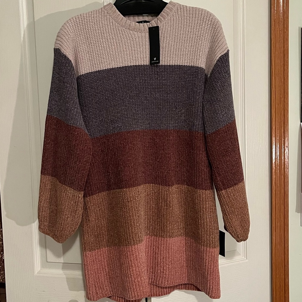 Striped sweater dress Lulus - Picture 3 of 4
